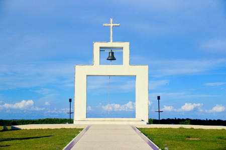 Lover Happiness Bell Tower (Belfry), Taiwanの写真素材