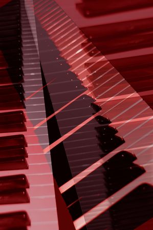 Abstract Piano Keysの写真素材
