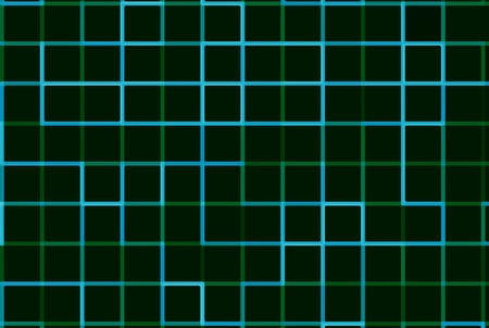 Abstract Blue and Green Grid Design	の写真素材