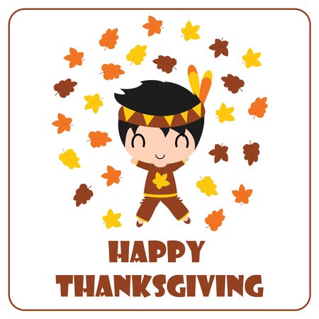Thanksgiving day card designのイラスト素材