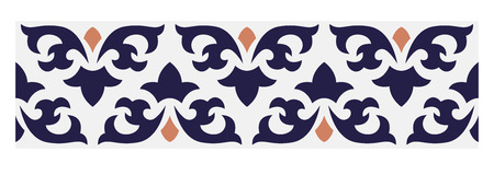 vintage tiles patterns antique seamless design in Vector illustration