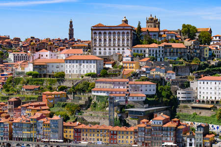 Buildings of Ribeira District in Porto, Portugal