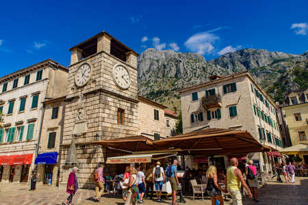 Old town of Kotor, a World Heritage Site in Montenegroのeditorial素材