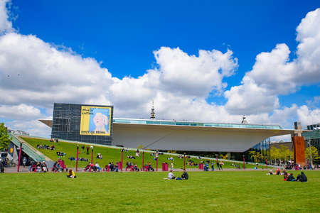Stedelijk Museum, a museum for modern art and contemporary art in Amsterdam, Netherlandsのeditorial素材