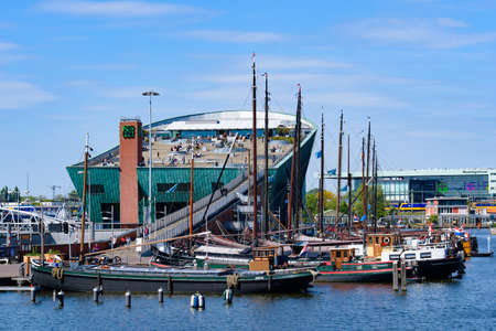 NEMO Science Museum in Amsterdam, Netherlandsのeditorial素材