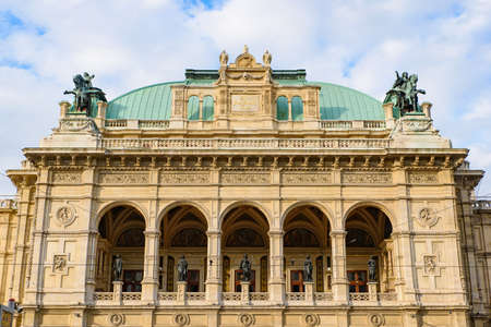 Vienna State Opera, an opera house in Vienna, Austria