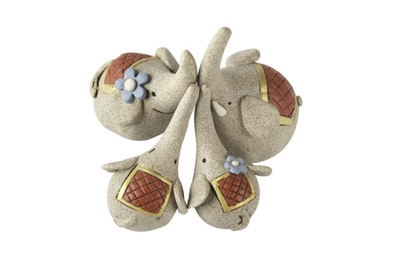 elephant familyの写真素材