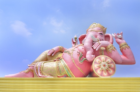 pink ganeshの写真素材