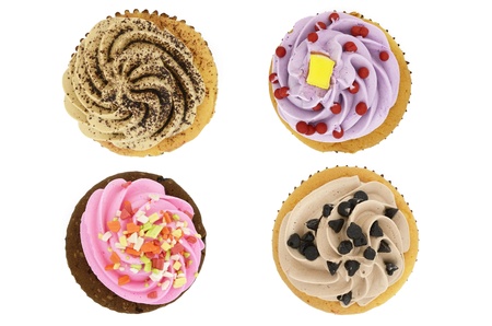 top of cup cakeの写真素材