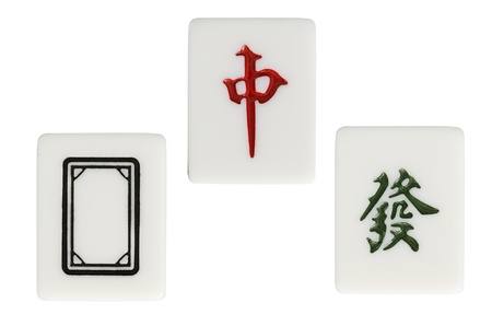 dragon in mahjongの写真素材