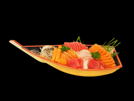 sashimi boatの写真素材