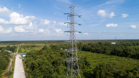 150KV Power Lines Tower with ACCC Conductor