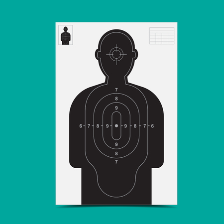 Target gunのイラスト素材