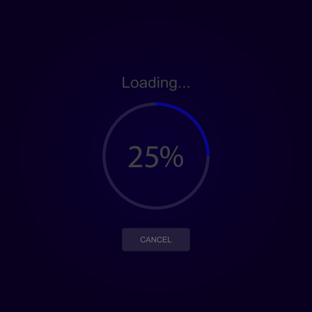 Loading bar load waitingのイラスト素材