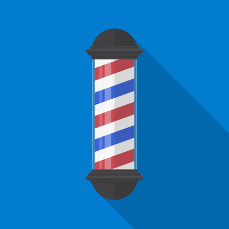 Barber pole vector design.のイラスト素材