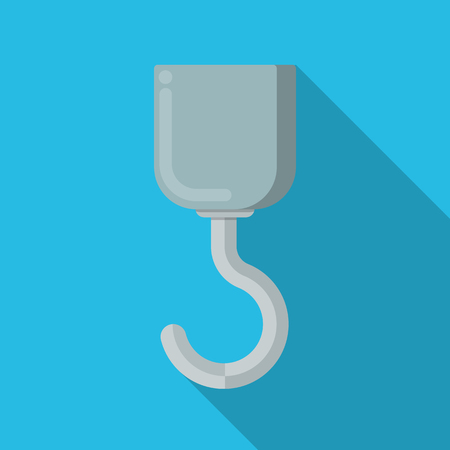 Hook icon vector flat design.のイラスト素材