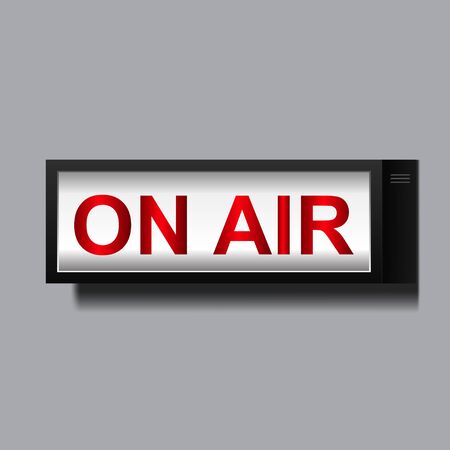 On air sign vector illustration.のイラスト素材