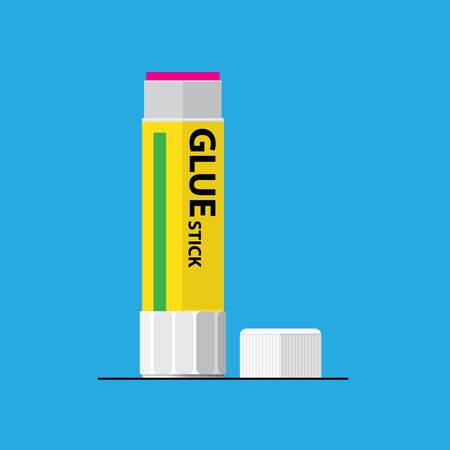 Glue stick vector flat design.のイラスト素材