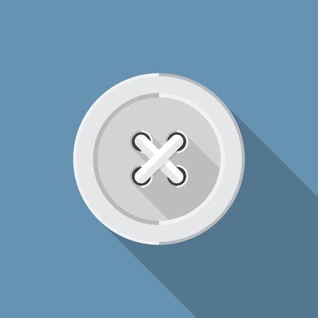 sewing button vector flat design.のイラスト素材