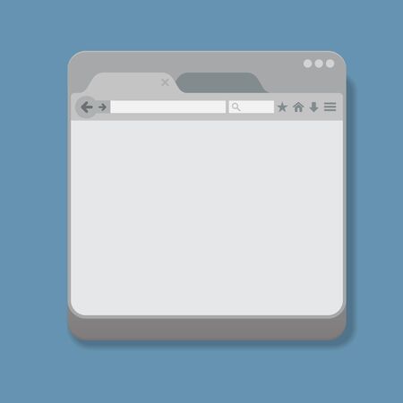 Web browser vector icon.のイラスト素材