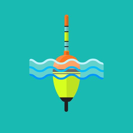Fishing float vector flat design.のイラスト素材