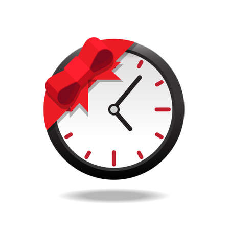 Bonus time concept icon isolated on white background vector illustration.のイラスト素材