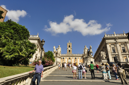 Rathau in Piazza Venezia, Rome, Italyのeditorial素材