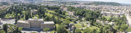Panorama view of Vatican city, Vaticanのeditorial素材