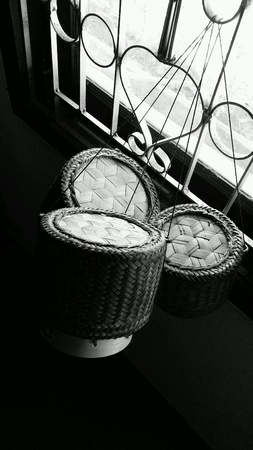 Sticky rice boxの素材