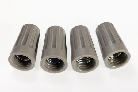 Wirenuts isolated on white backgroundの写真素材