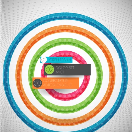 abstract colorful wave lineのイラスト素材