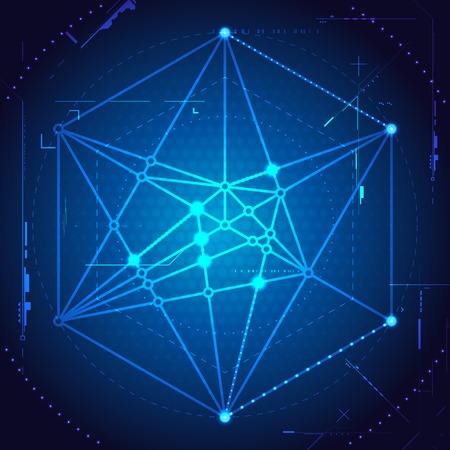 Abstract technology backgroundのイラスト素材