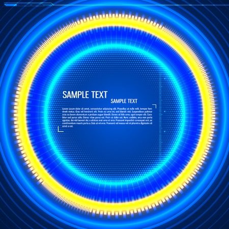 Futuristic graphic user interfaceのイラスト素材
