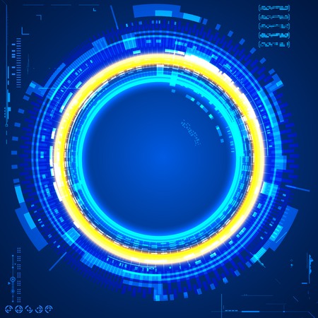 Futuristic graphic user interfaceのイラスト素材