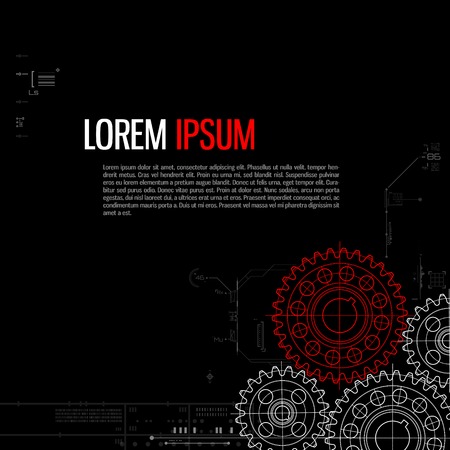 Abstract technology backgroundのイラスト素材