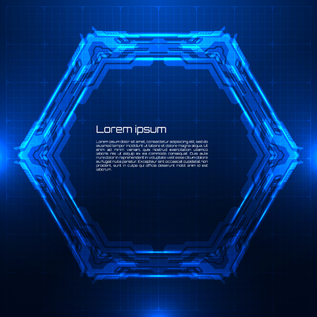 Abstract technological background Vector illustration.のイラスト素材