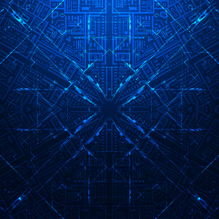 Abstract technological background. illustration.