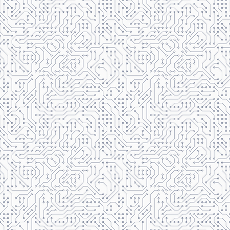 Computer circuit board. Seamless pattern