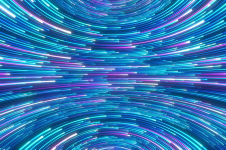 Floating laser beams.