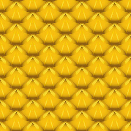 vector pineapple fruit texture seamless patternのイラスト素材