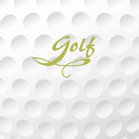 Golf background. Realistika texture of a golf ball. White clean backgroundのイラスト素材