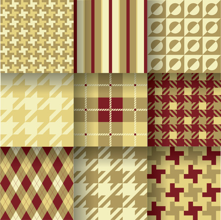 Pattern Swatches made with Global Colors