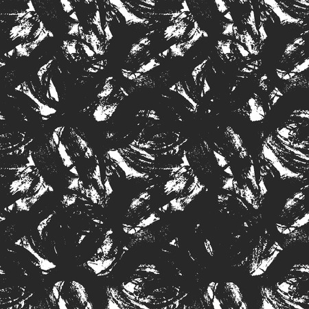 Vector illustration of abstract ink texture. Ink smudges on white paper.のイラスト素材