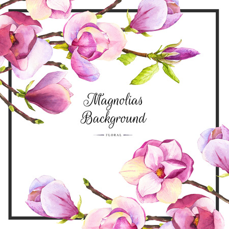 Floral pattern with watercolor realistic flowers on white background for your design and decor.の写真素材
