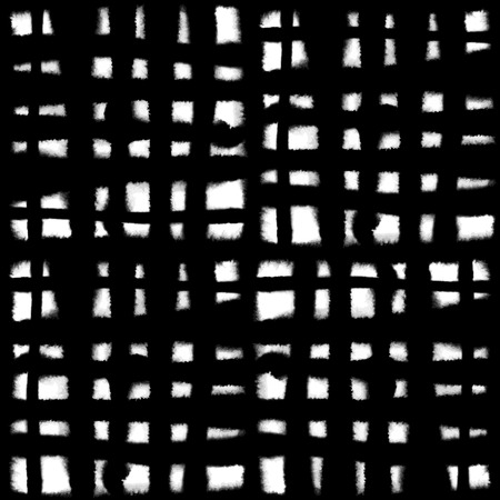 Pattern with creative texture. Vector background of paint strokes. Black and white. Overlapping lines.のイラスト素材