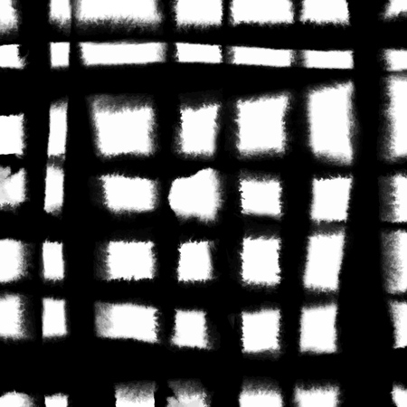Pattern with creative texture. Vector background of paint strokes. Black and white.のイラスト素材