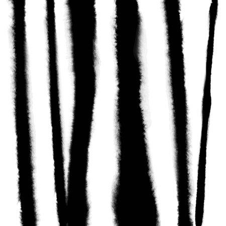 Pattern with creative texture. Vector background of paint strokes. Black and white. Vertical lines.のイラスト素材