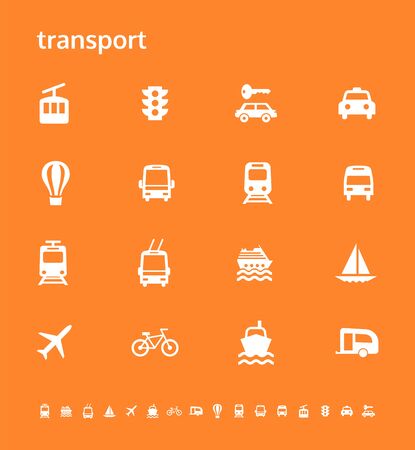 Icon airport set. Vector illustrations with airport and trip symbols.のイラスト素材