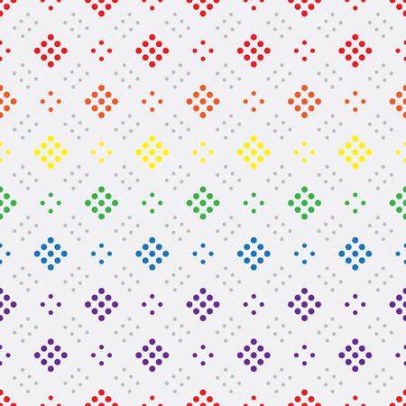 LGBT Gay love concept - Rainbow geometric seamless pattern design texture.のイラスト素材