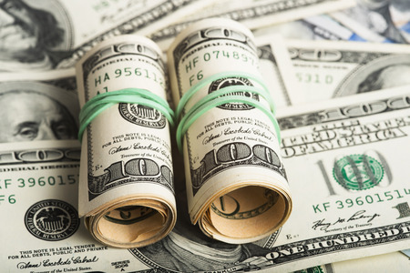 In the picture currency US dollar.の写真素材